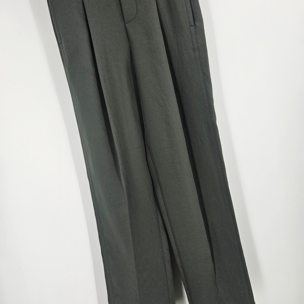 Vince Trousers Dress Pants Gray Pleated Pull-On Straight Leg Career Business XXS - Picture 2 of 10